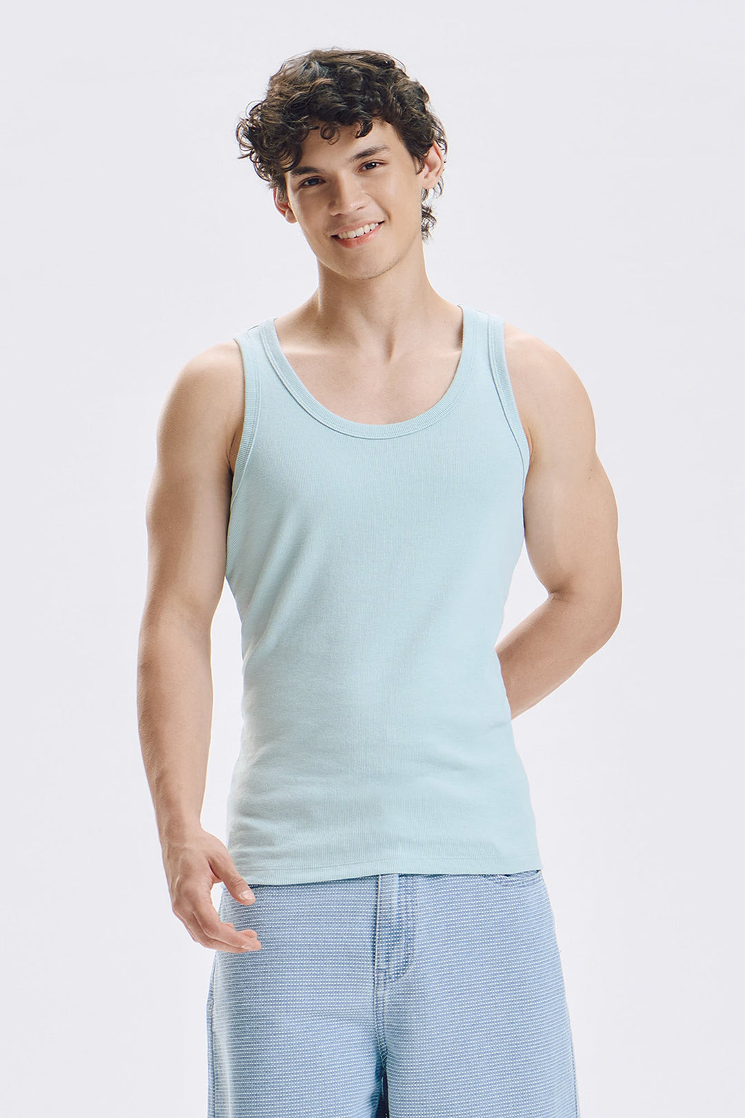 Slim Ribbed Tank Top