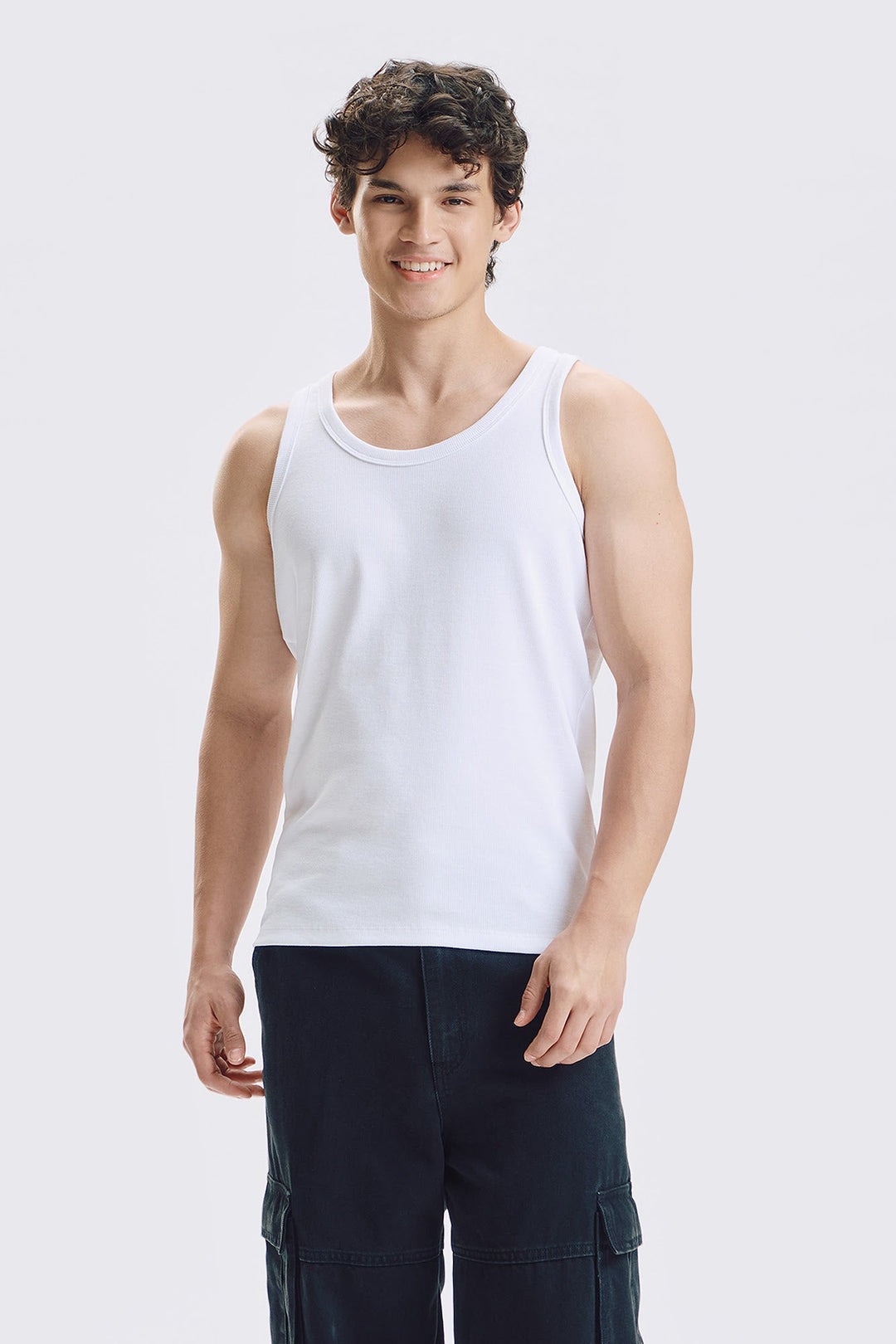 Slim Ribbed Tank Top