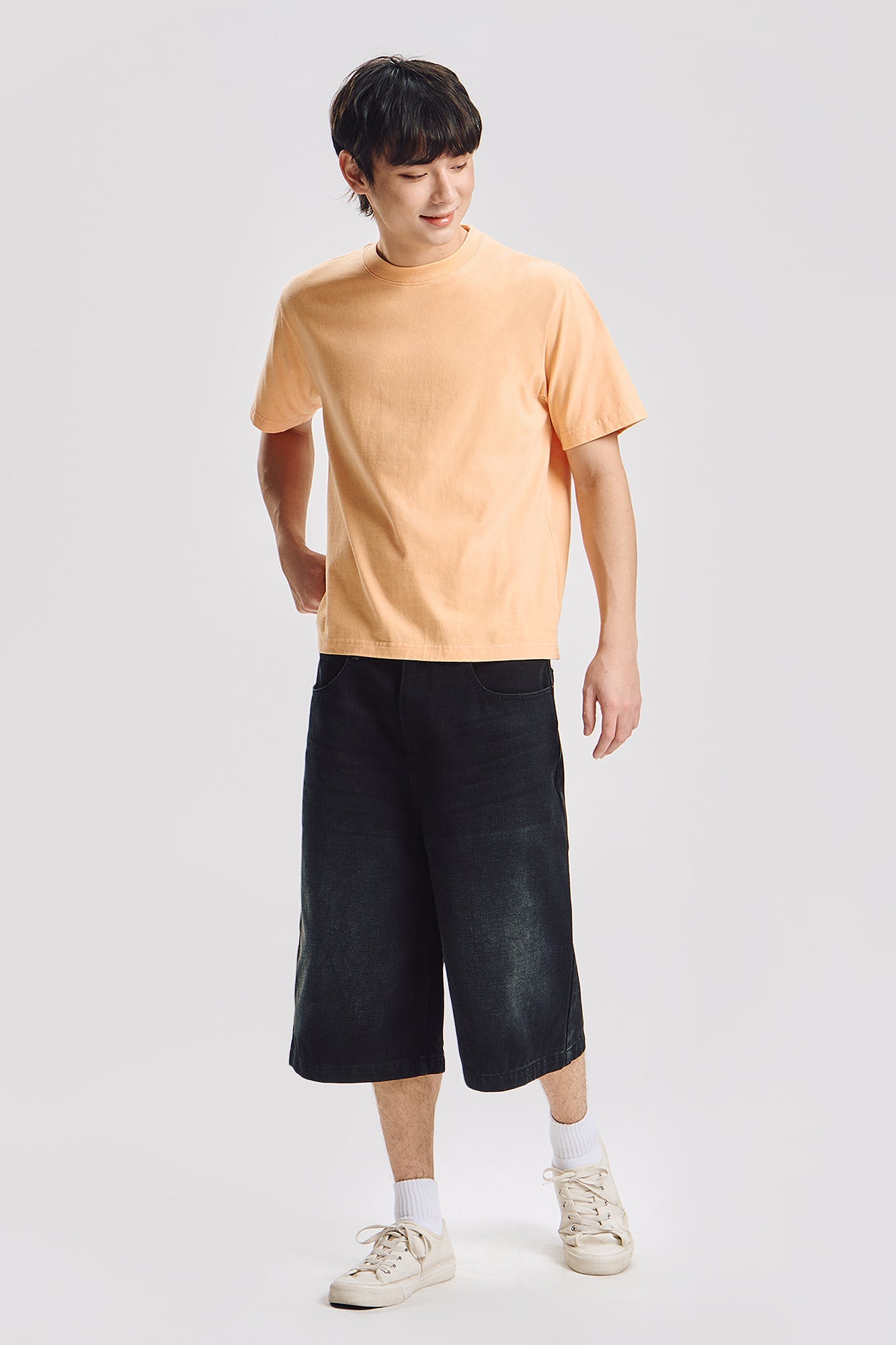 Relaxed Acid Wash T-Shirt