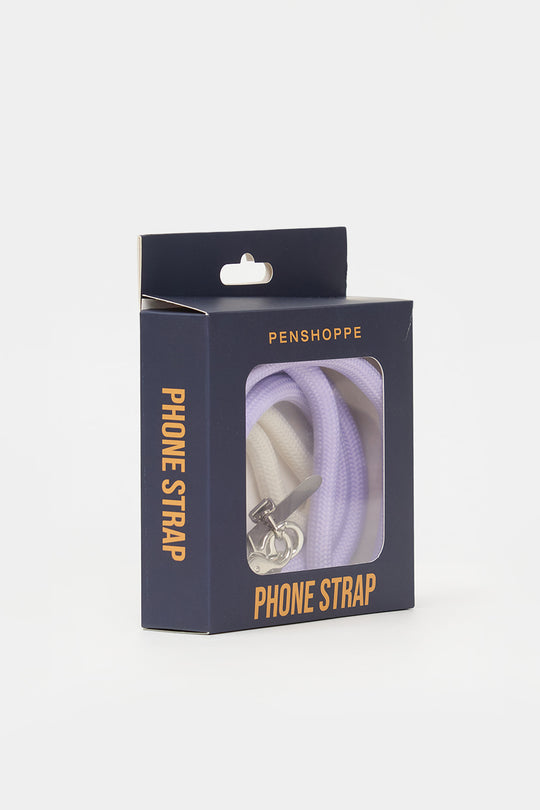 2 in 1 Phone Strap Set with Metal Holder