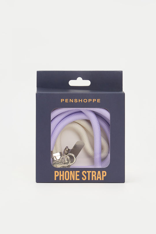 2 in 1 Phone Strap Set with Metal Holder