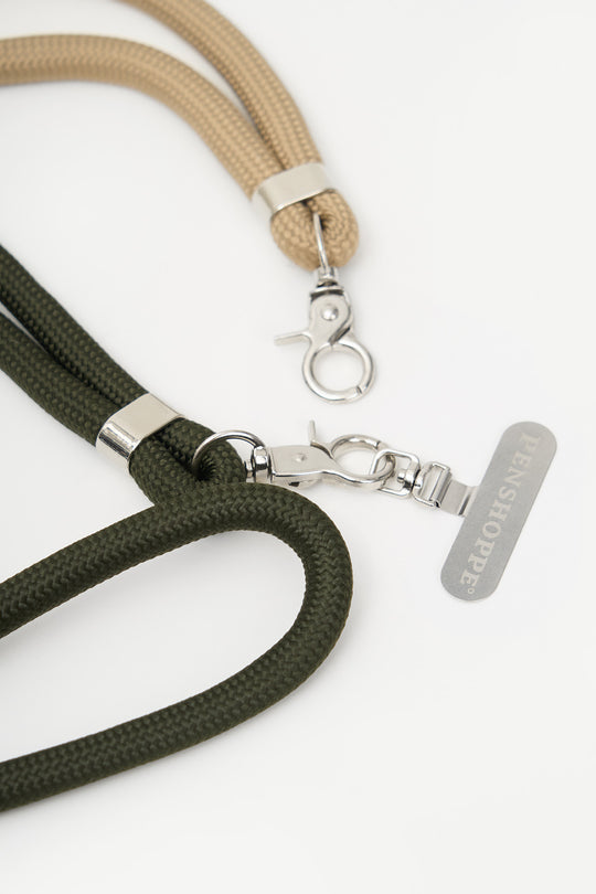 2 in 1 Phone Strap Set with Metal Holder