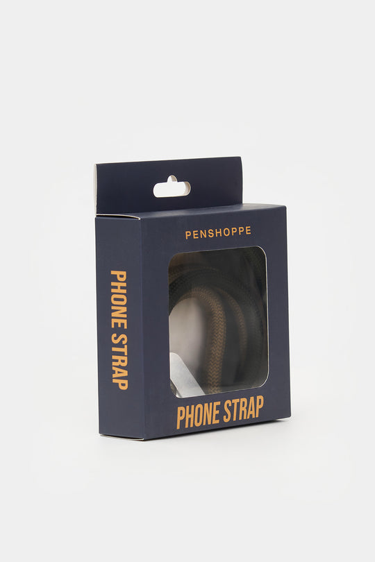 2 in 1 Phone Strap Set with Metal Holder