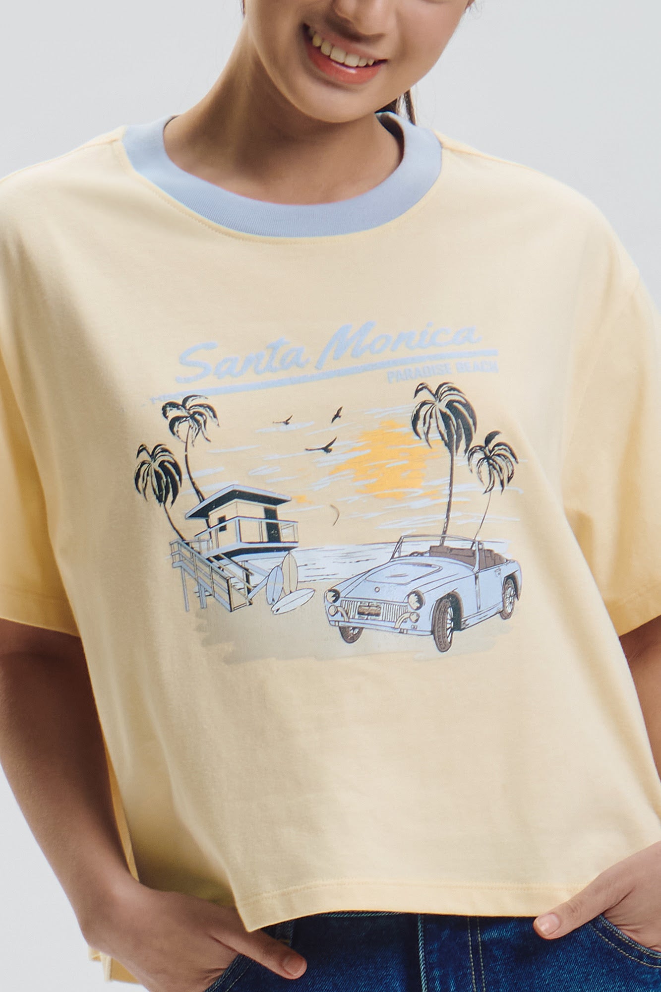 santa monica Tシャツ サンタクルーズ sims vision 【公式通販】