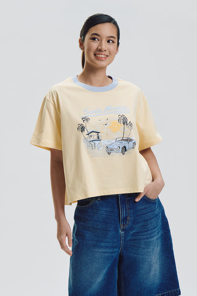 Santa Monica Loose Graphic T-Shirt