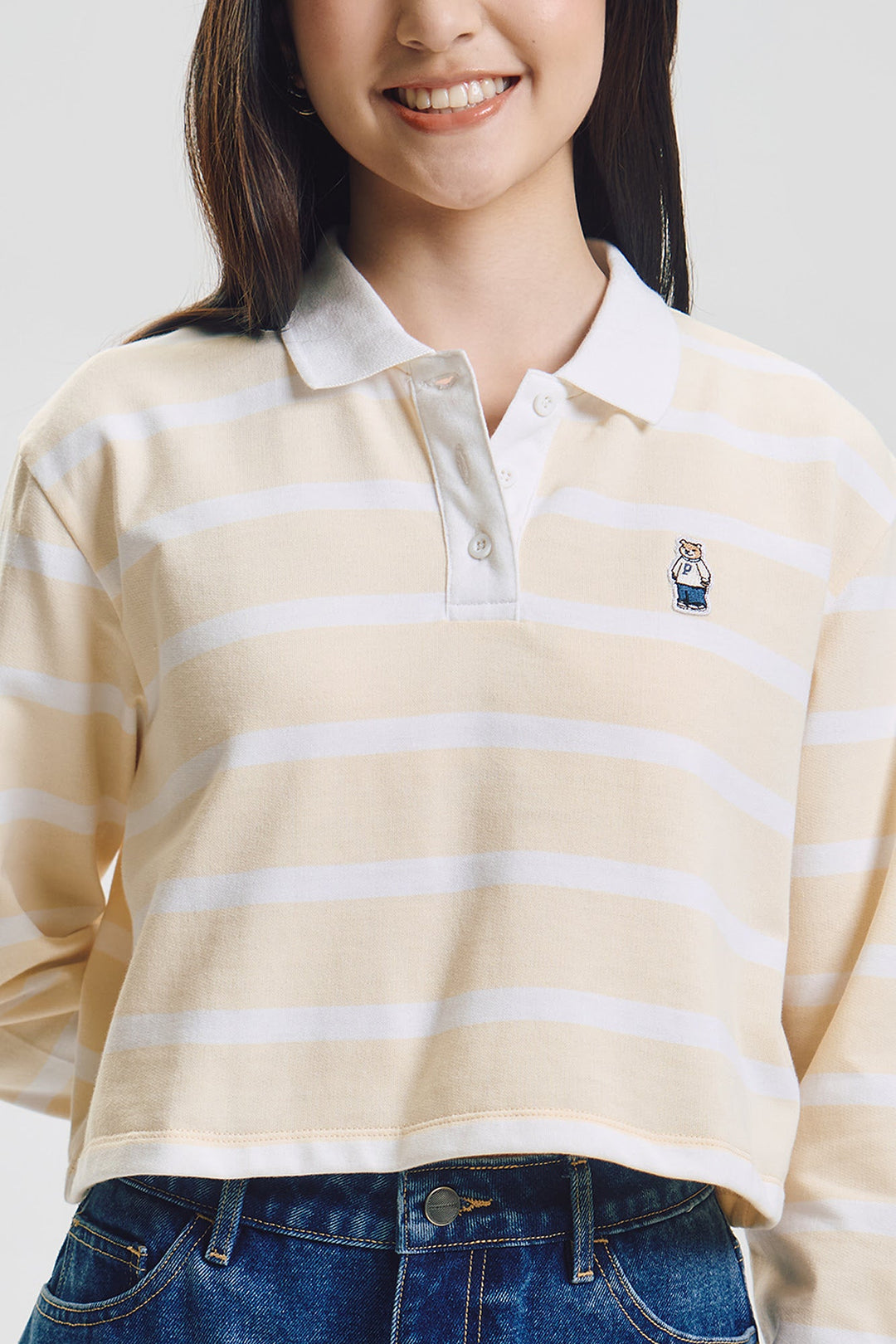 Crew Striped Loose Pullover Sweater