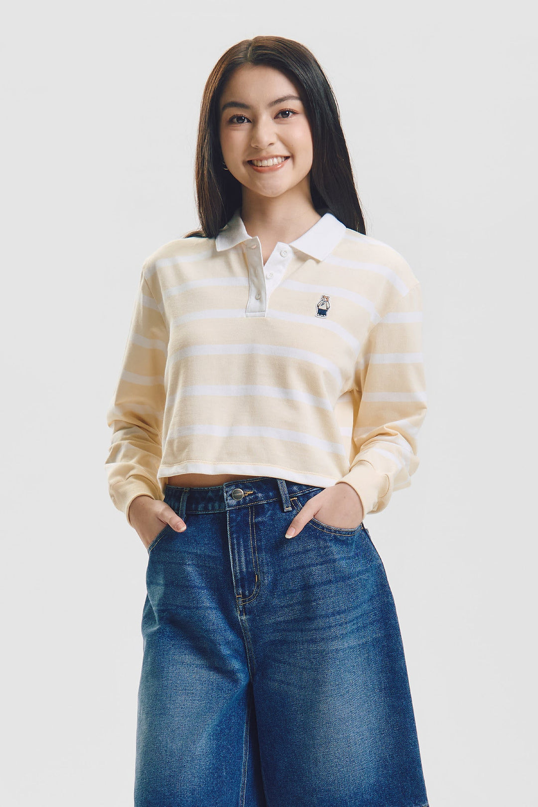 Crew Striped Loose Pullover Sweater