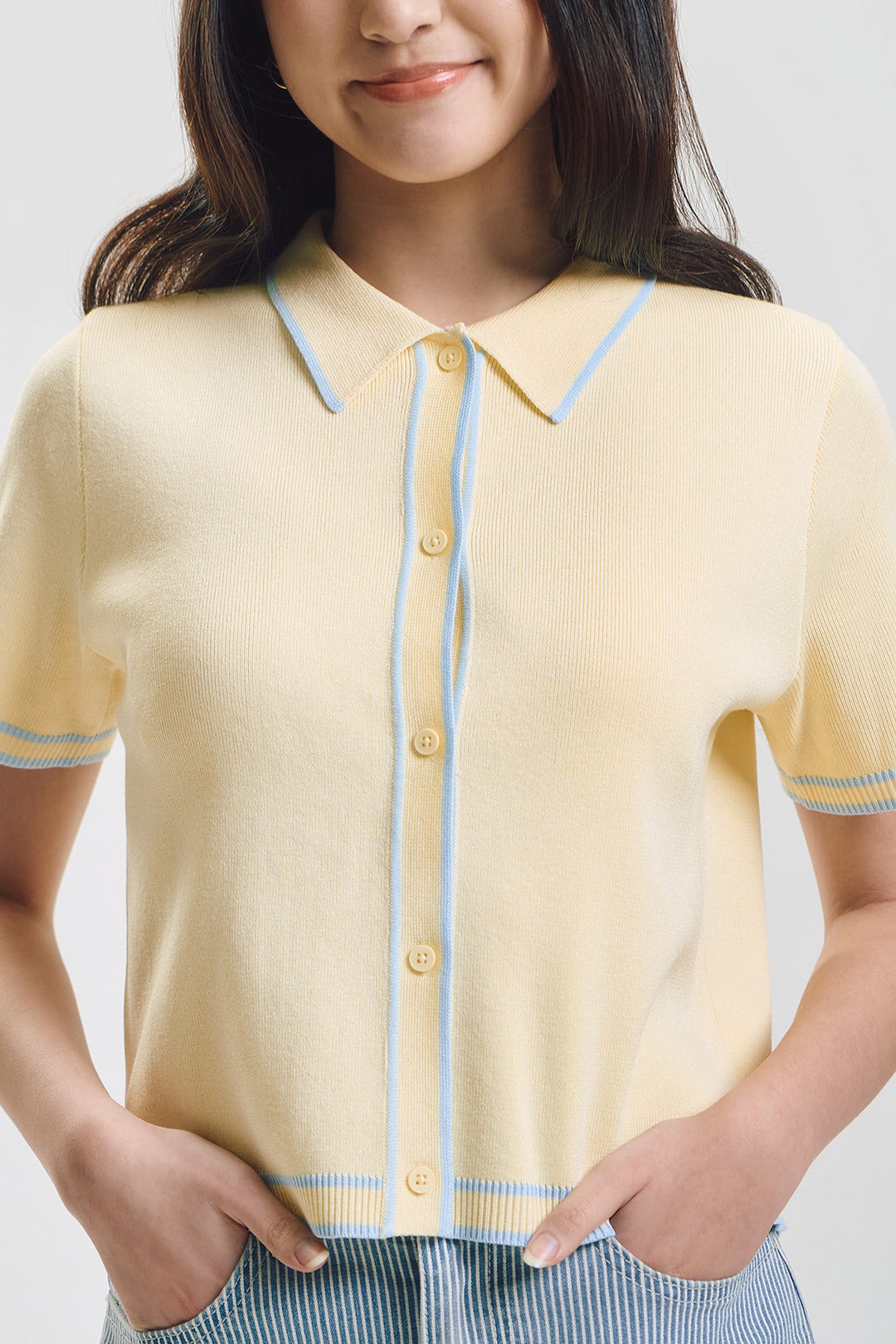 Relaxed Knit Polo