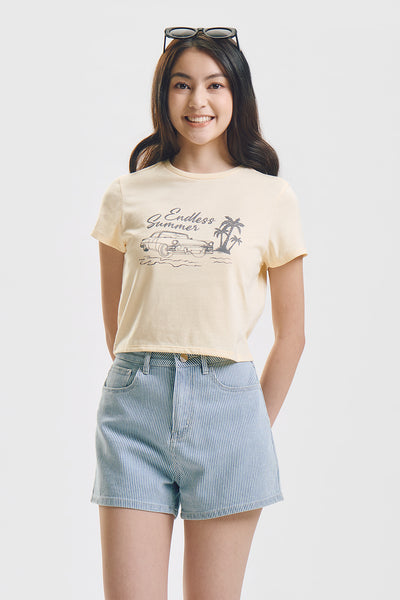 Endless Summer Slim Graphic T-Shirt