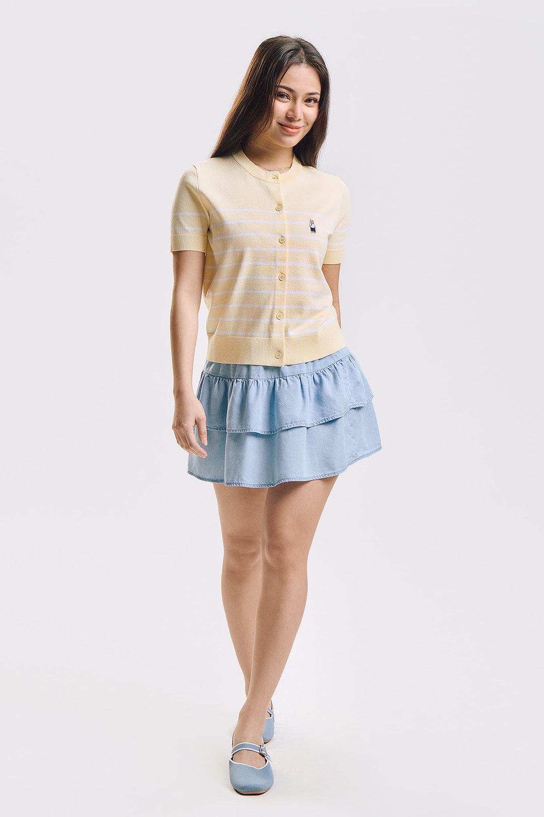 Crew Striped Knit Top