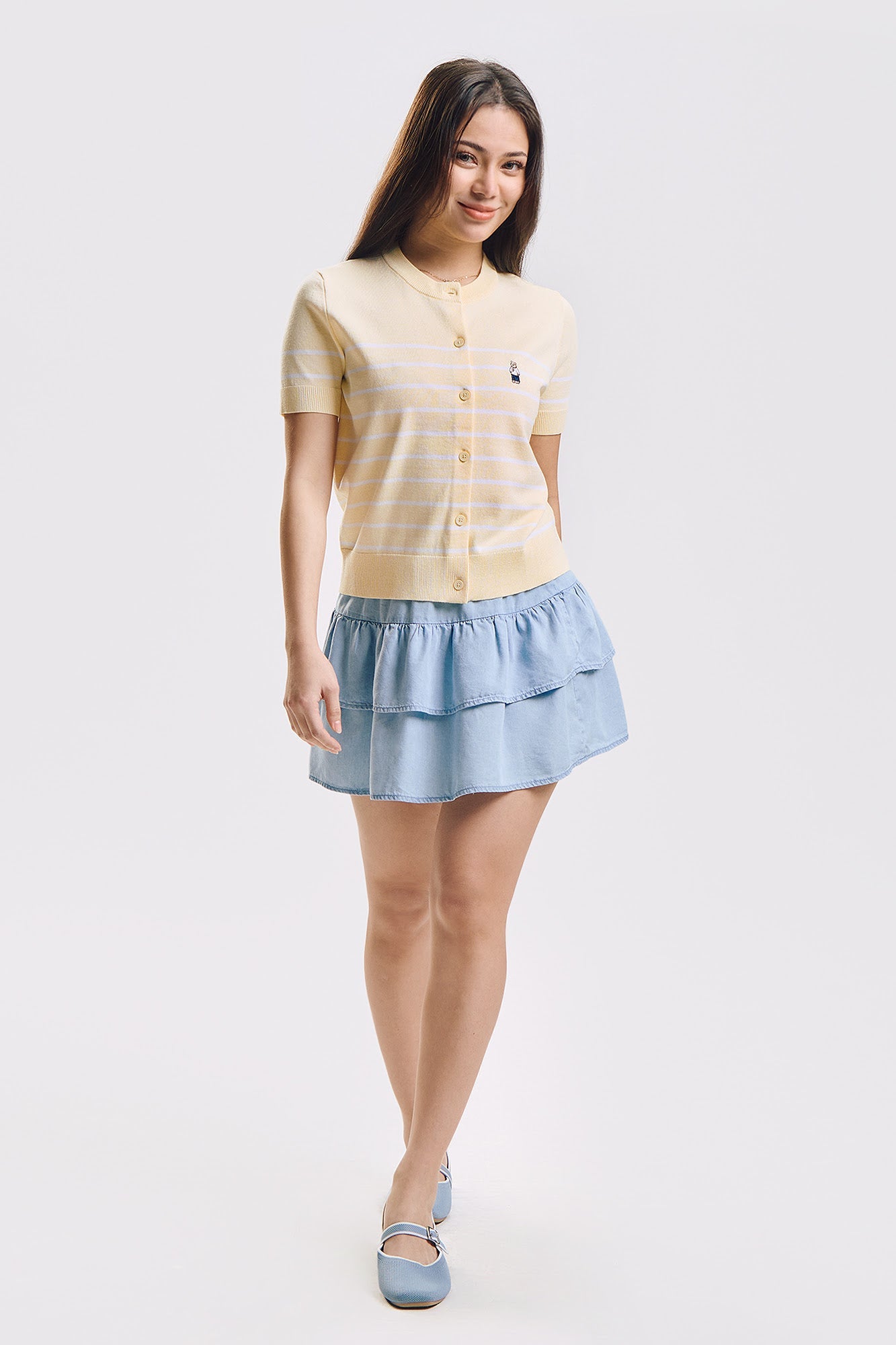 Crew Striped Knit Top