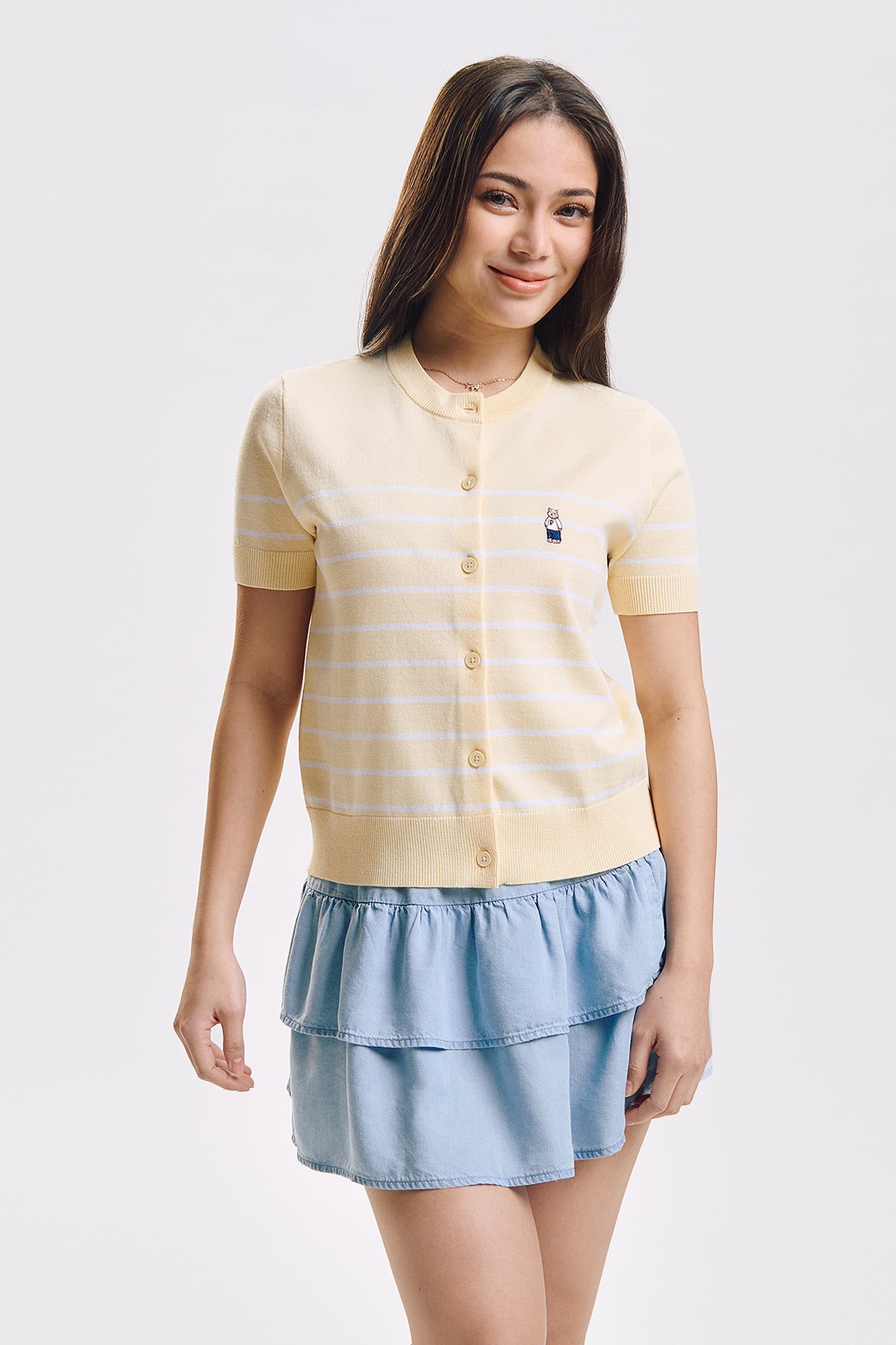 Crew Striped Knit Top