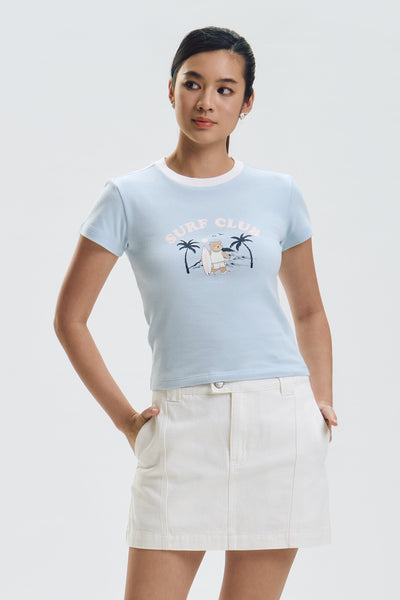 Crew Surf Club Slim Graphic T-Shirt