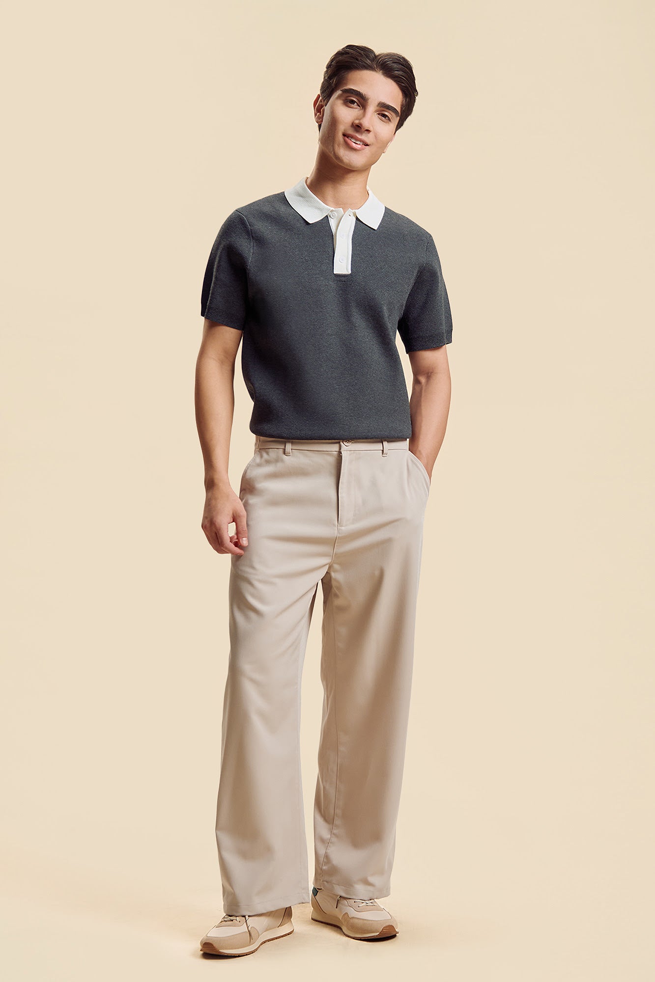 Dress Code Wide Fit Trousers