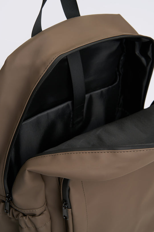 PU Coated Multi-Compartment Backpack