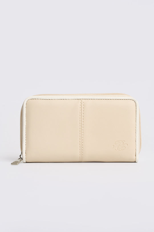Women's Bi-Fold Zipper Leather Wallet