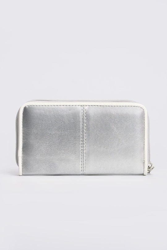 Women's Bi-Fold Zipper Leather Wallet