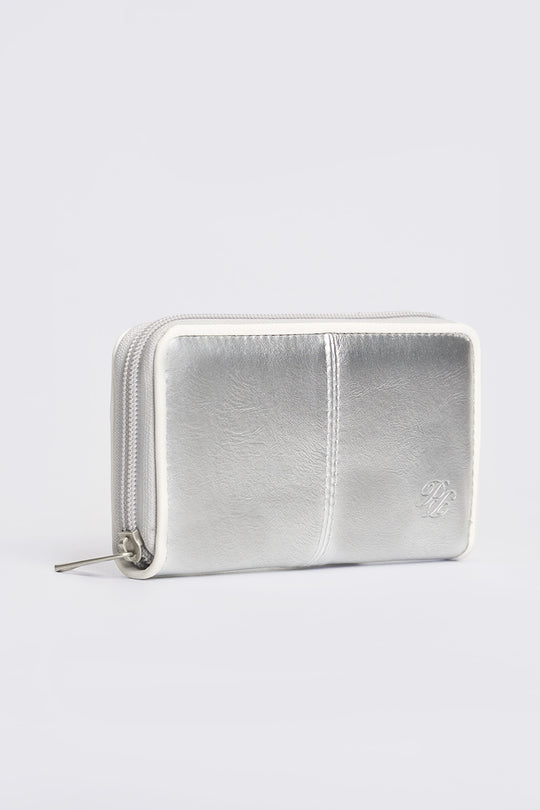 Women's Bi-Fold Zipper Leather Wallet