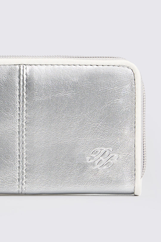Women's Bi-Fold Zipper Leather Wallet
