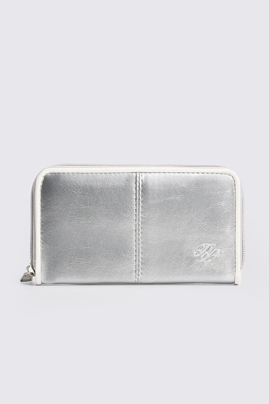 Women's Bi-Fold Zipper Leather Wallet