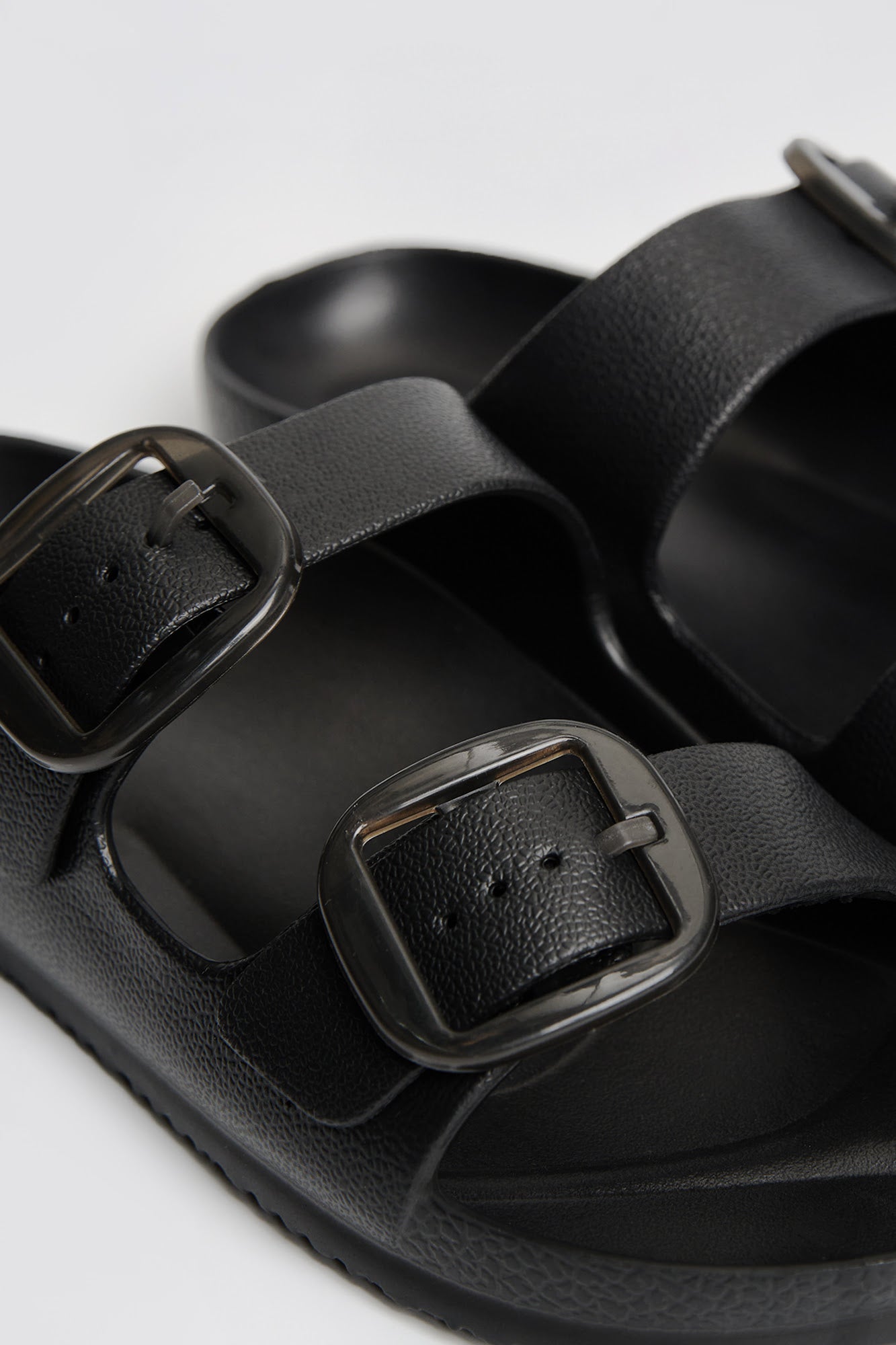 Women's Two Band Rubber Slides