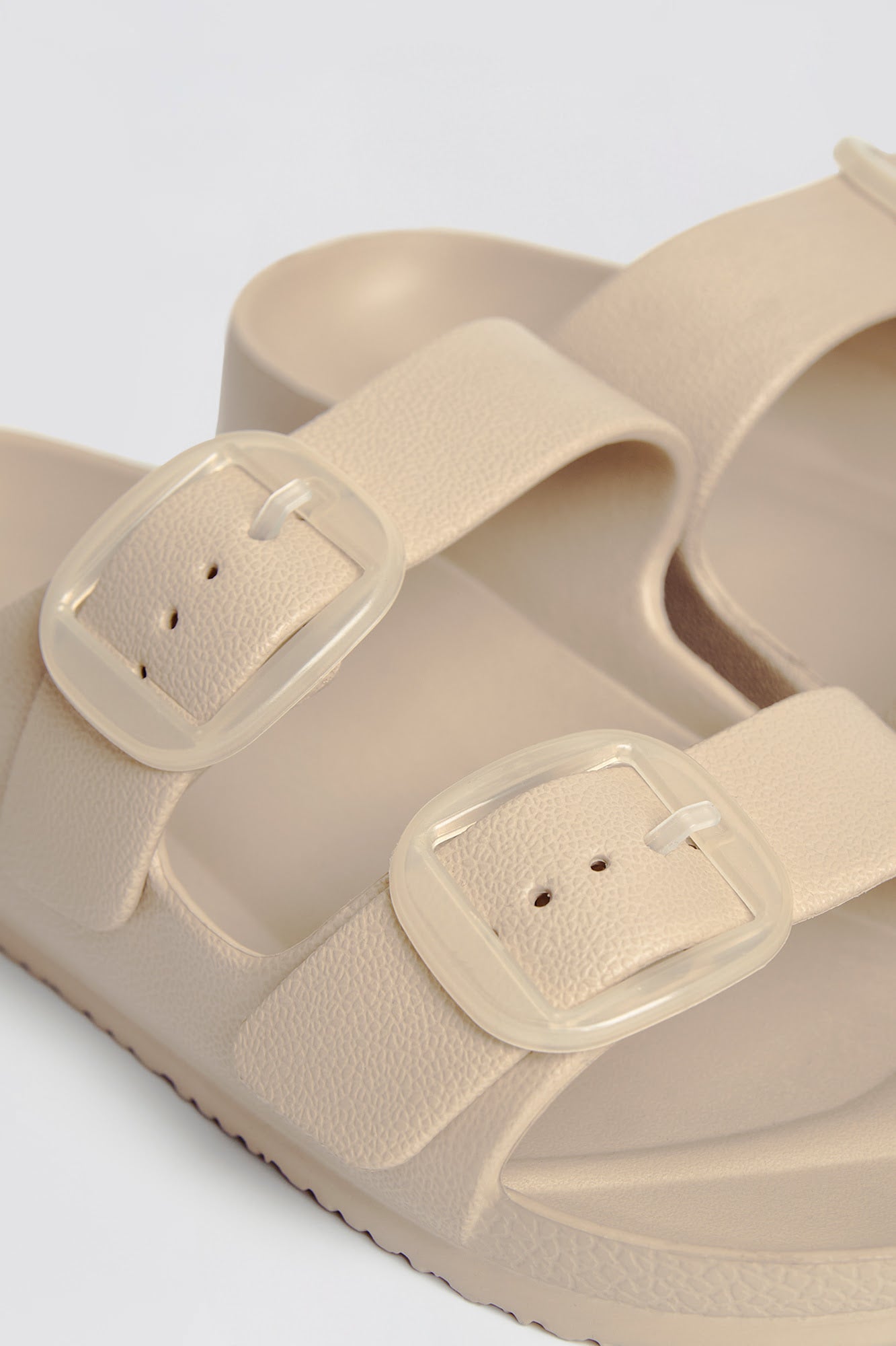 Women's Two Band Rubber Slides