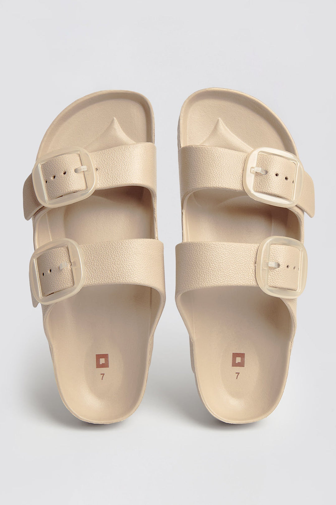 Women's Two Band Rubber Slides