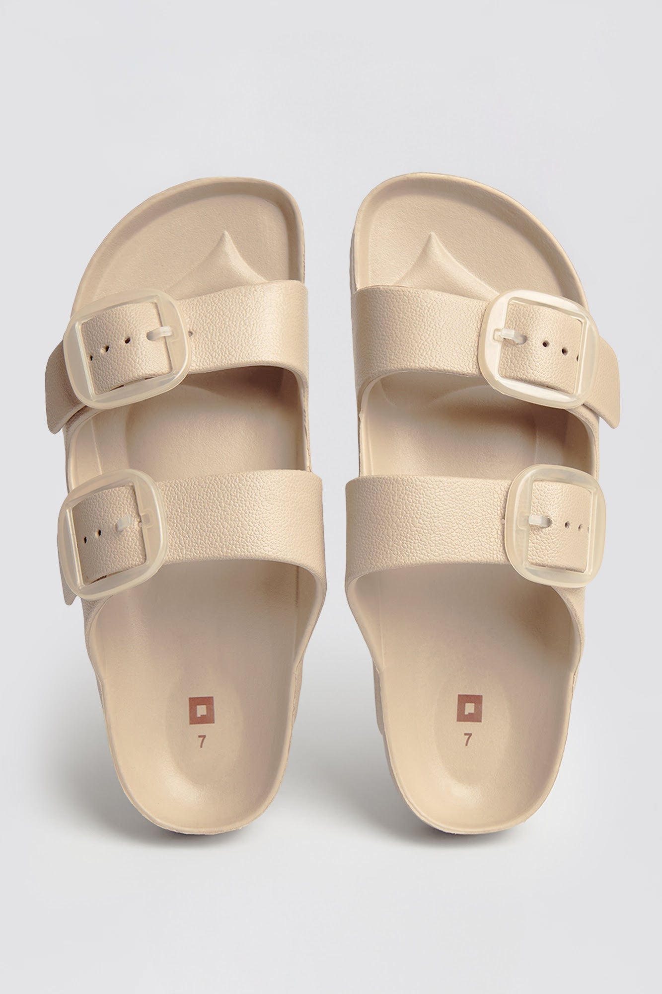 Women's Two Band Rubber Slides