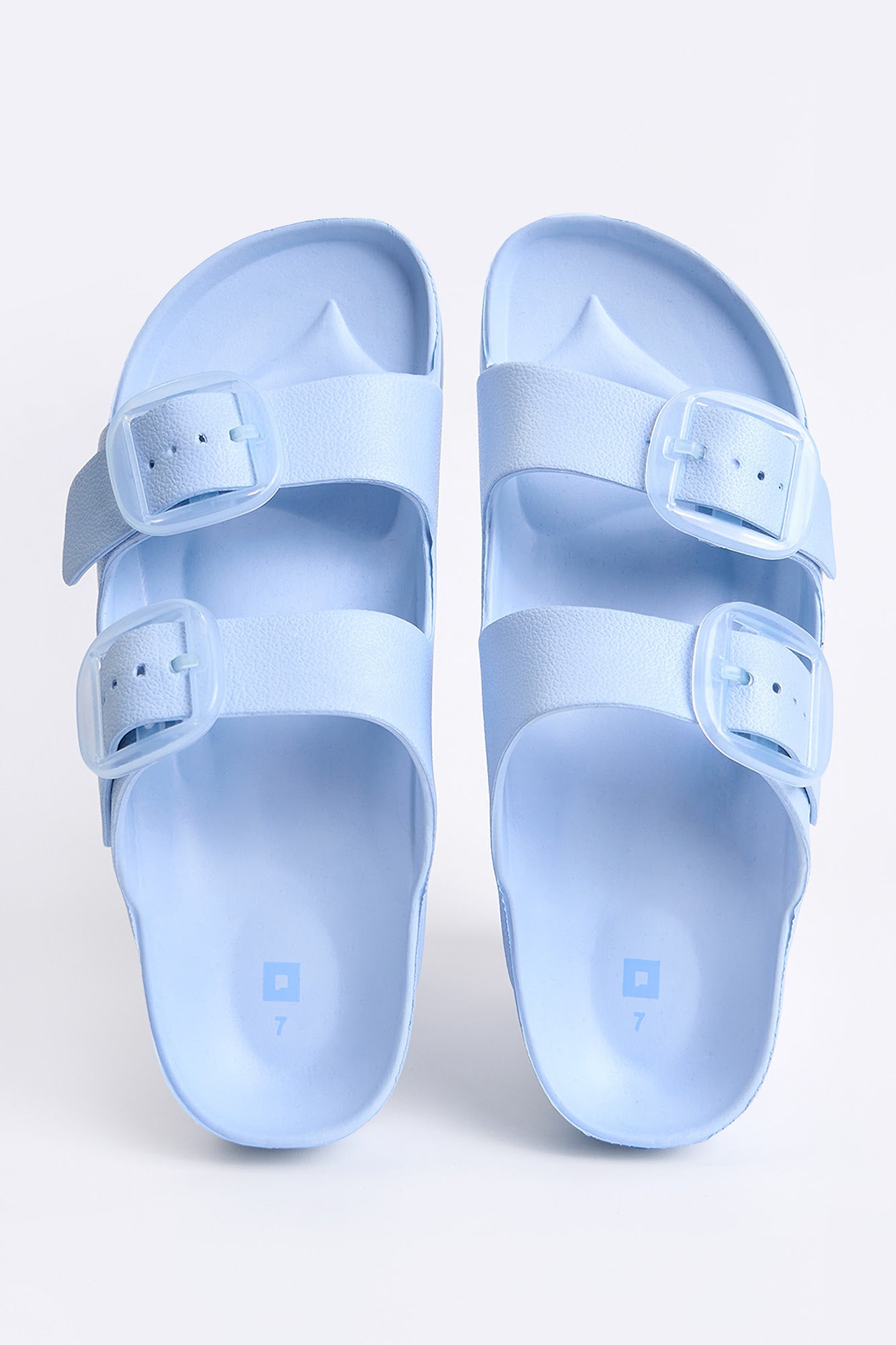 Women's Two Band Rubber Slides