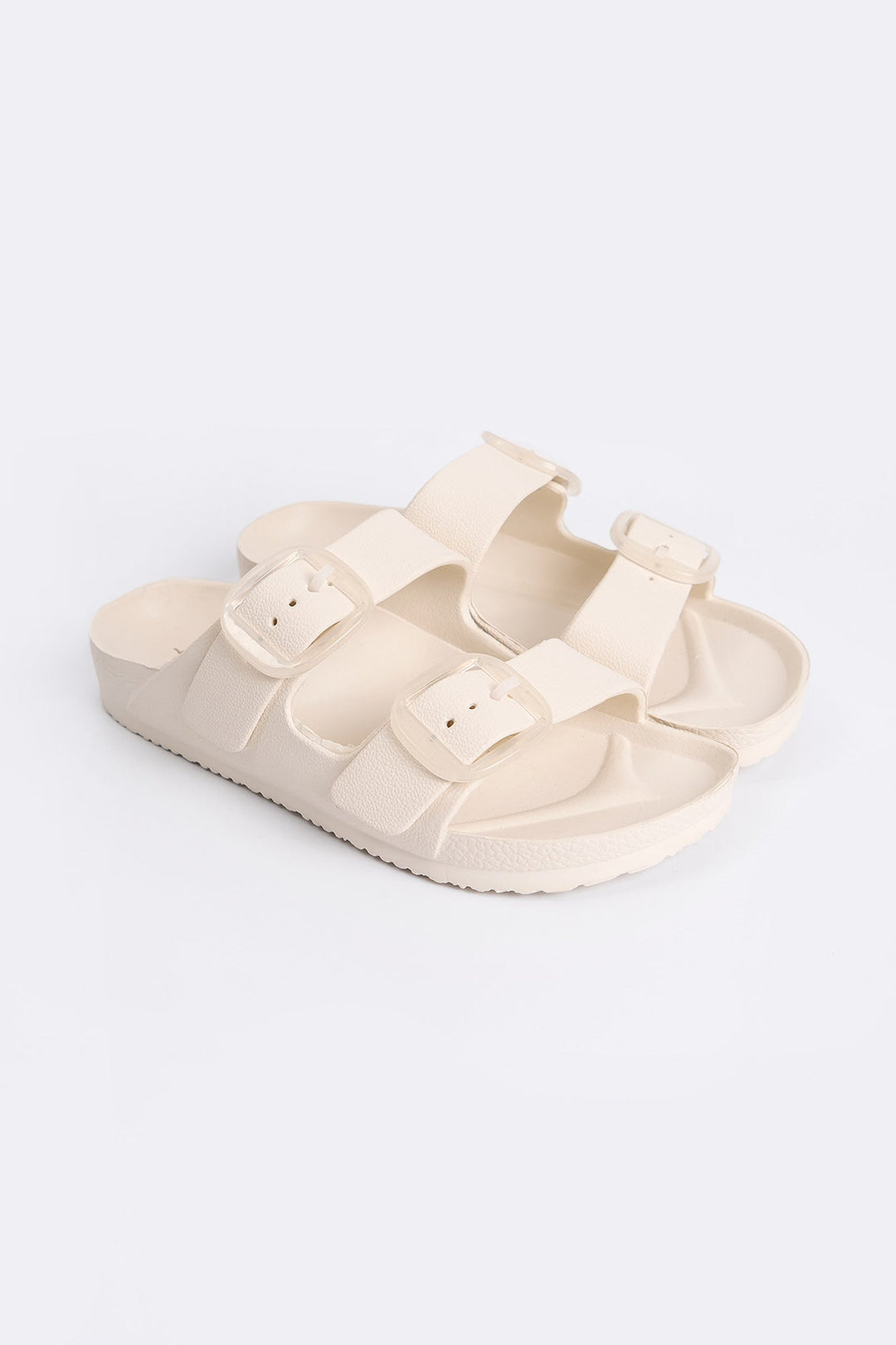 Women's Two Band Rubber Slides