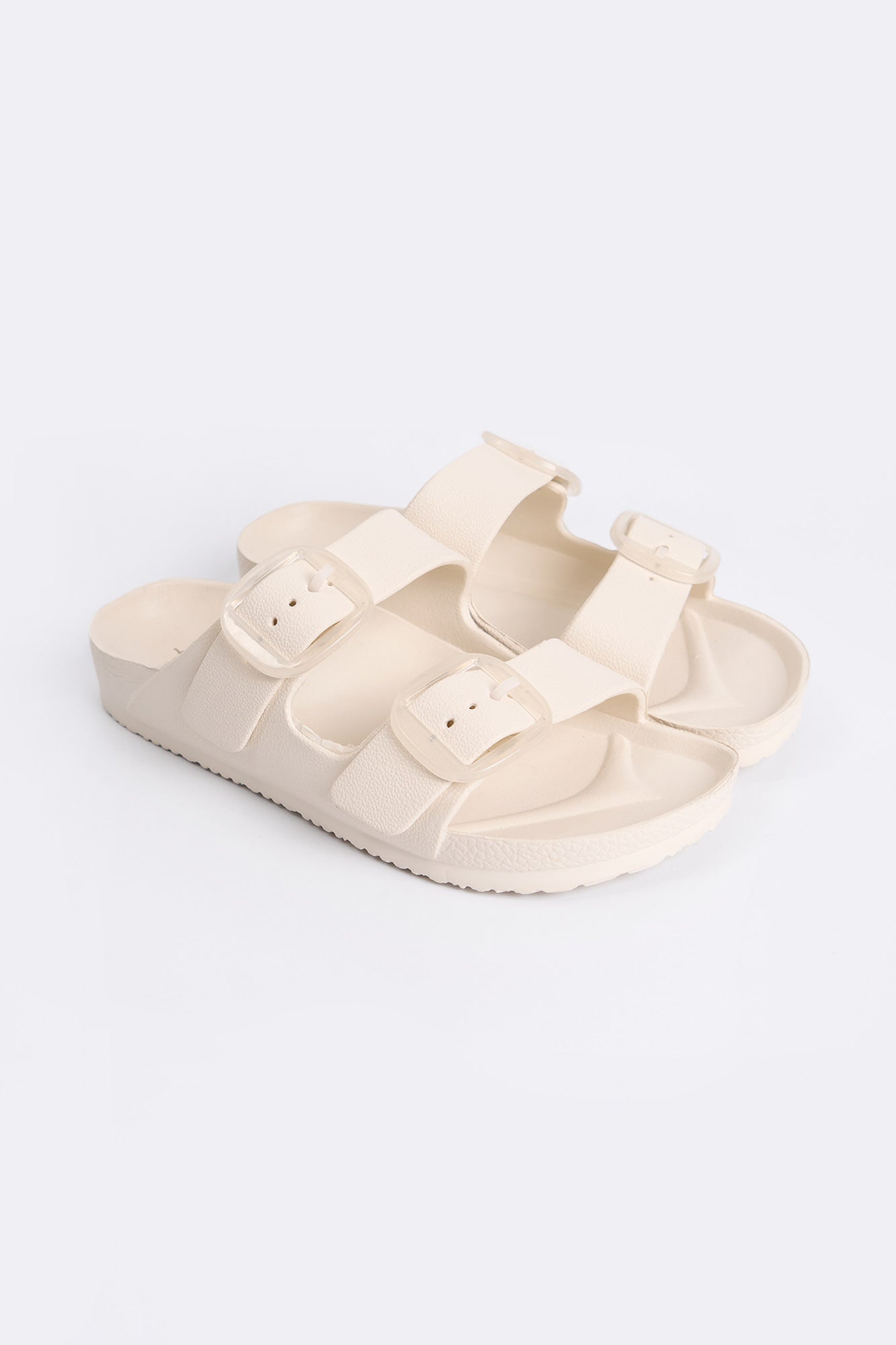 Women's Two Band Rubber Slides