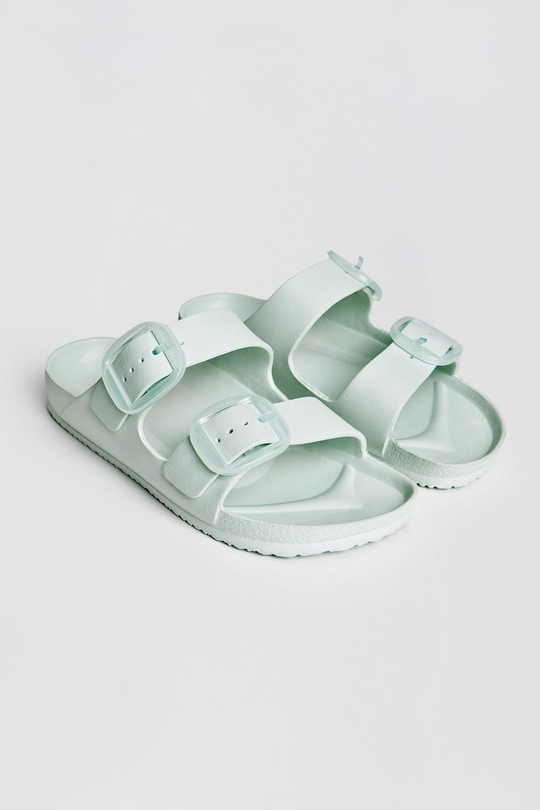 Women's Two Band Rubber Slides