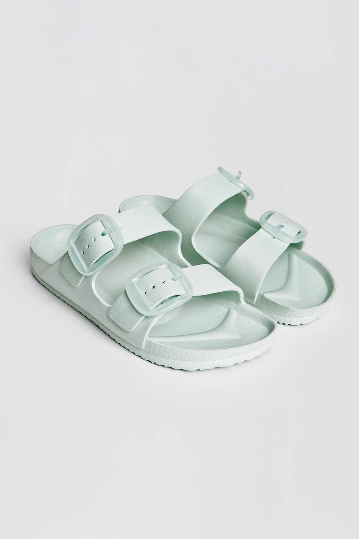 Women's Two Band Rubber Slides