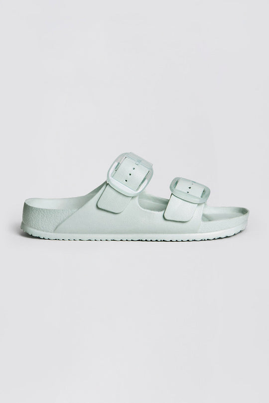 Women's Two Band Rubber Slides