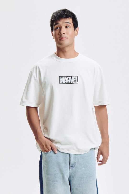 Penshoppe Marvel Spider-Man Relaxed Graphic T-Shirt