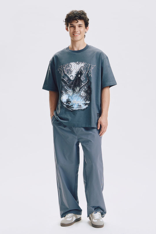 Wide Leg Track Pants