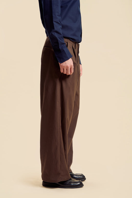 Dress Code Baggy Fit Pleated Pants