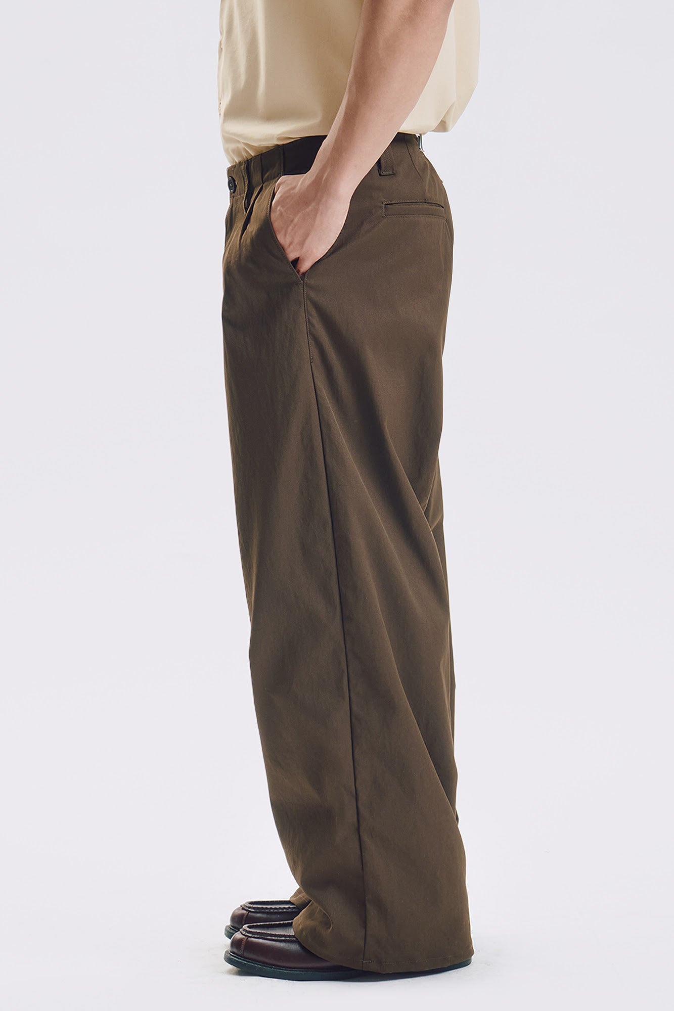 Dress Code Baggy Fit Pleated Pants