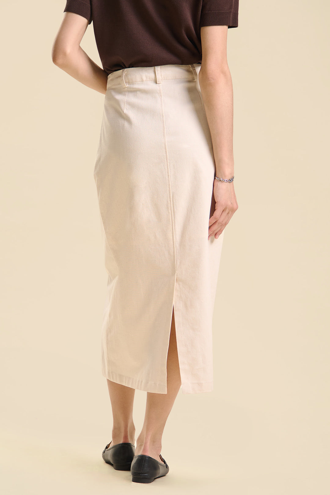 Dress Code Midi Linen Skirt