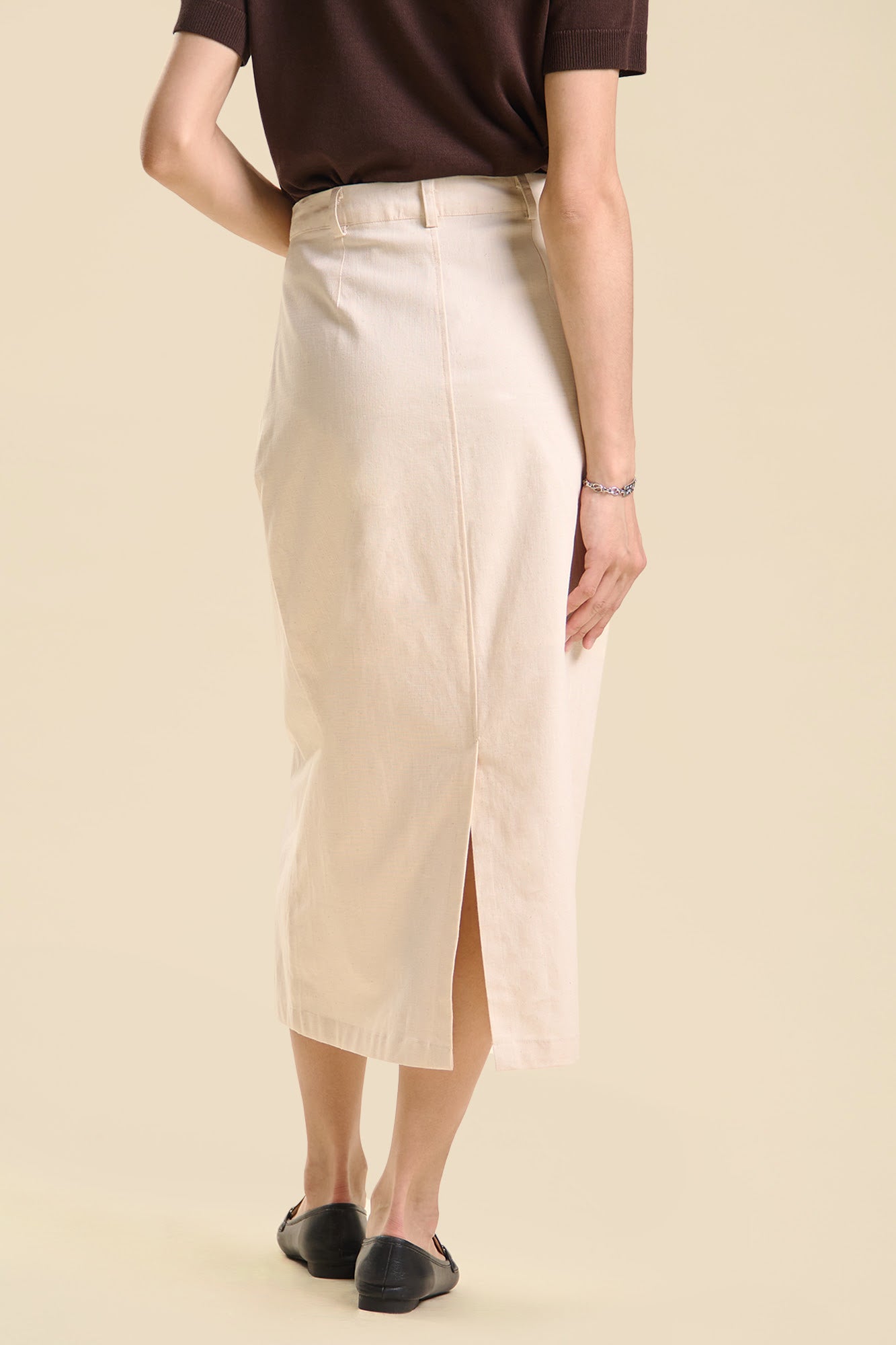 Dress Code Midi Linen Skirt