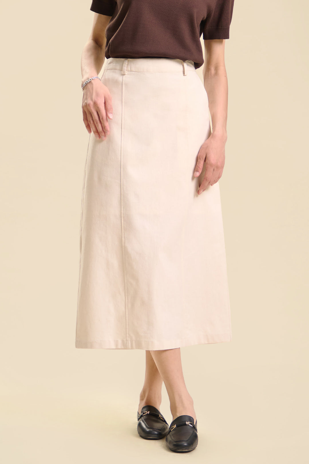 Dress Code Midi Linen Skirt