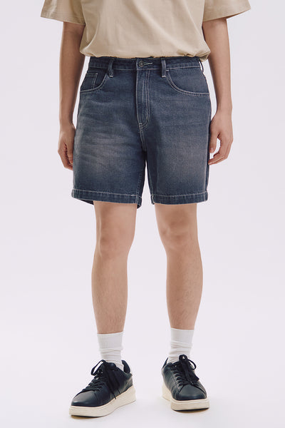 Modern Fit Denim Shorts