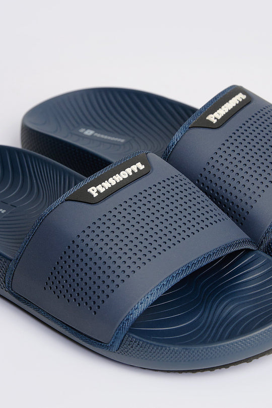 Men's Perforated Rubber Soft Insole Slides