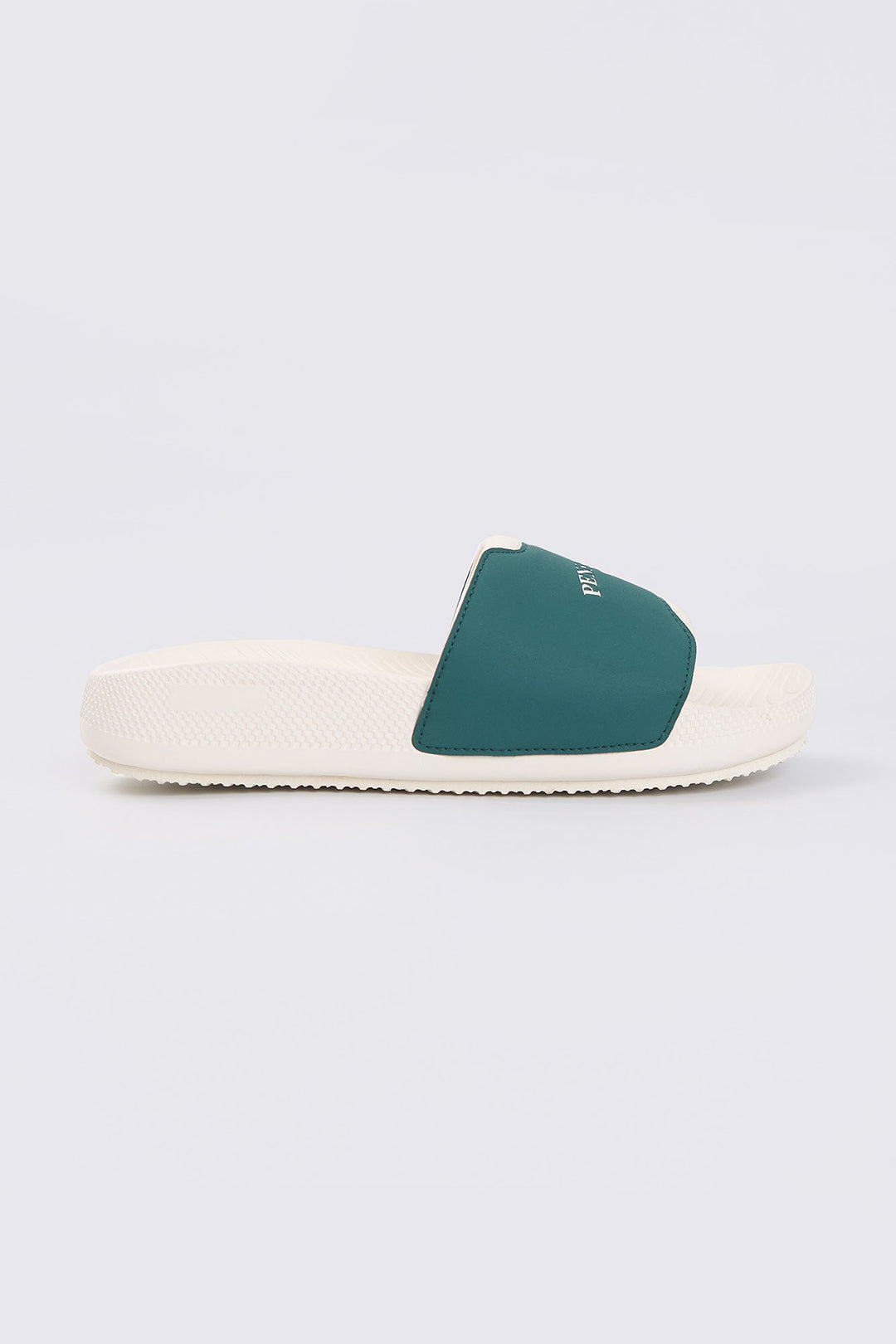 Women's Leather Padded One Band Slides