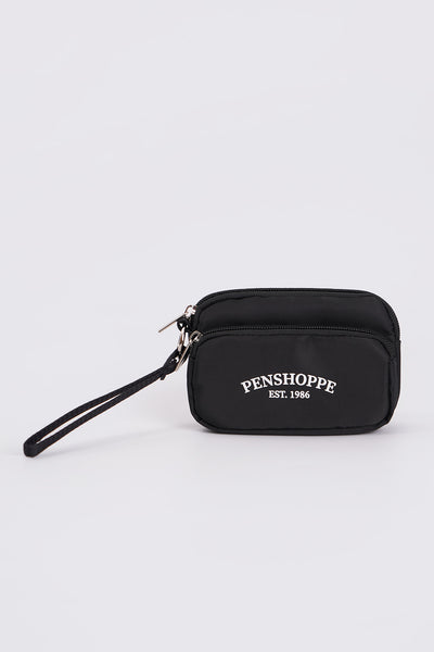 Double Zip Wristlet with Print