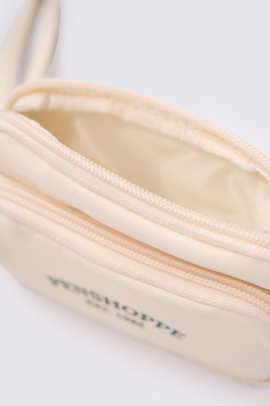 Double Zip Wristlet with Print