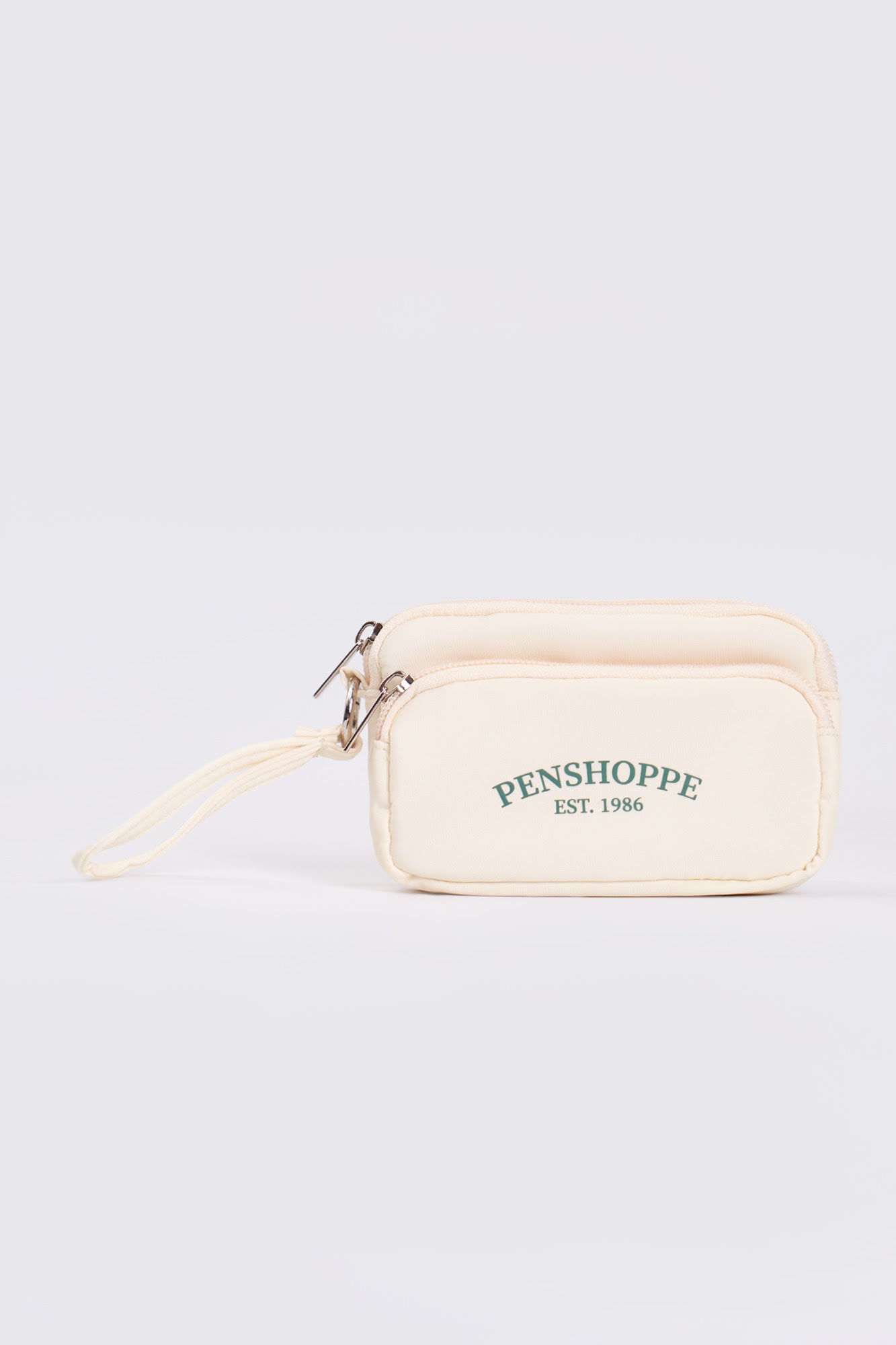 Double Zip Wristlet with Print