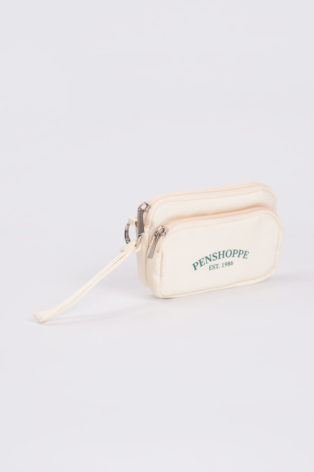 Double Zip Wristlet with Print