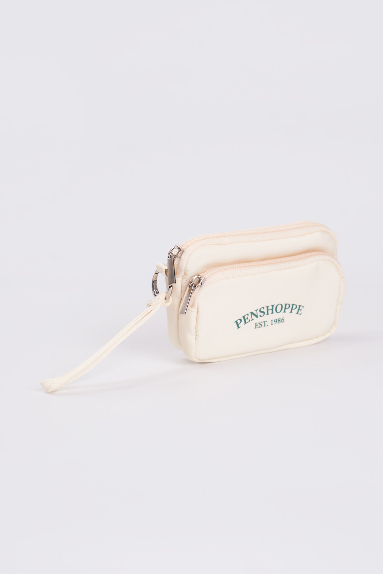 Double Zip Wristlet with Print