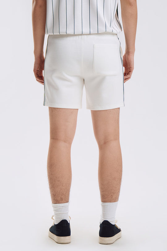 Modern Fit Track Shorts with Jacquard Taping